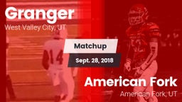 Matchup: Granger vs. American Fork  2018