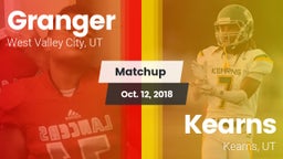 Matchup: Granger vs. Kearns  2018