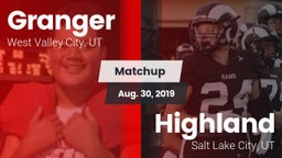Matchup: Granger vs. Highland  2019
