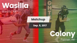 Matchup: Wasilla vs. Colony  2017