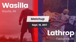 Matchup: Wasilla vs. Lathrop  2017