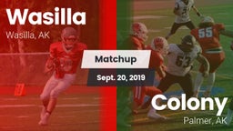 Matchup: Wasilla vs. Colony  2019