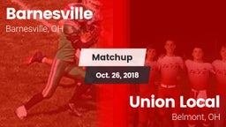 Matchup: Barnesville vs. Union Local  2018