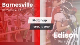 Matchup: Barnesville vs. Edison  2020
