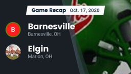 Recap: Barnesville  vs. Elgin  2020