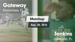 Matchup: Gateway vs. Jenkins  2016