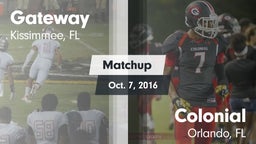 Matchup: Gateway vs. Colonial  2016