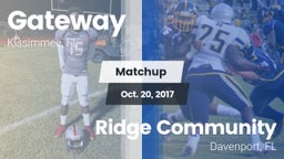 Matchup: Gateway vs. Ridge Community  2017