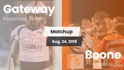 Matchup: Gateway vs. Boone  2018