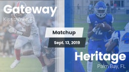 Matchup: Gateway vs. Heritage  2019