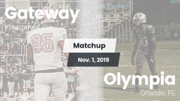 Matchup: Gateway vs. Olympia  2019