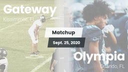 Matchup: Gateway vs. Olympia  2020