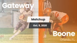 Matchup: Gateway vs. Boone  2020