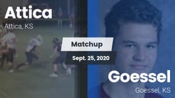 Matchup: Attica vs. Goessel  2020