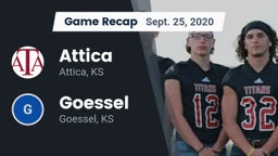 Recap: Attica  vs. Goessel  2020