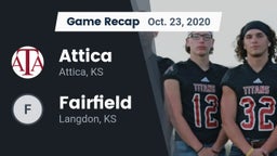 Recap: Attica  vs. Fairfield  2020