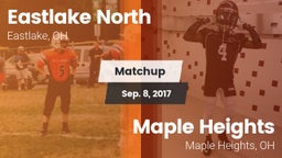 Matchup: Eastlake North vs. Maple Heights  2017