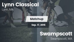 Matchup: Lynn Classical vs. Swampscott  2016