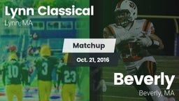 Matchup: Lynn Classical vs. Beverly  2016