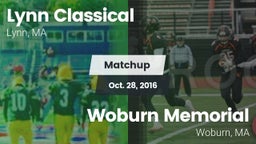 Matchup: Lynn Classical vs. Woburn Memorial  2016