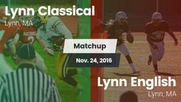 Matchup: Lynn Classical vs. Lynn English  2016