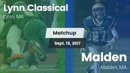 Matchup: Lynn Classical vs. Malden  2017