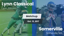 Matchup: Lynn Classical vs. Somerville  2017