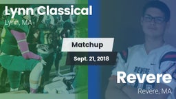 Matchup: Lynn Classical vs. Revere  2018