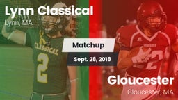 Matchup: Lynn Classical vs. Gloucester  2018