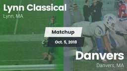 Matchup: Lynn Classical vs. Danvers  2018
