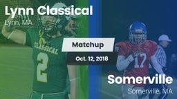 Matchup: Lynn Classical vs. Somerville  2018