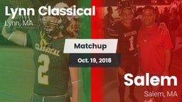 Matchup: Lynn Classical vs. Salem  2018