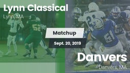 Matchup: Lynn Classical vs. Danvers  2019