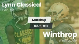 Matchup: Lynn Classical vs. Winthrop   2019