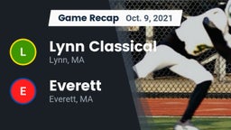 Recap: Lynn Classical  vs. Everett  2021