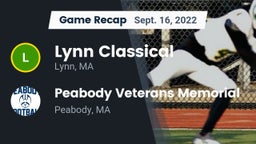 Recap: Lynn Classical  vs. Peabody Veterans Memorial  2022