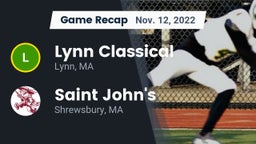 Recap: Lynn Classical  vs. Saint John's  2022