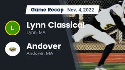 Recap: Lynn Classical  vs. Andover  2022