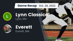 Recap: Lynn Classical  vs. Everett  2022
