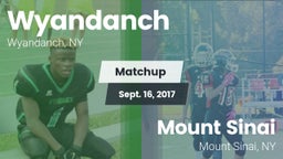 Matchup: Wyandanch vs. Mount Sinai  2017