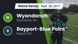 Recap: Wyandanch  vs. Bayport-Blue Point  2017