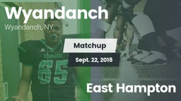 Matchup: Wyandanch vs. East Hampton  2018
