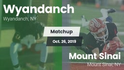 Matchup: Wyandanch vs. Mount Sinai  2019