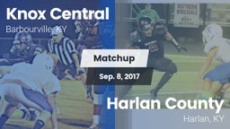 Matchup: Knox Central vs. Harlan County  2017