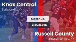 Matchup: Knox Central vs. Russell County  2017