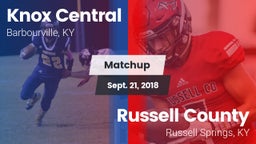 Matchup: Knox Central vs. Russell County  2018