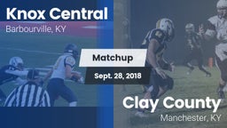 Matchup: Knox Central vs. Clay County  2018