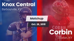 Matchup: Knox Central vs. Corbin  2018