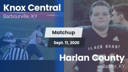 Matchup: Knox Central vs. Harlan County  2020
