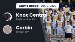 Recap: Knox Central  vs. Corbin  2020